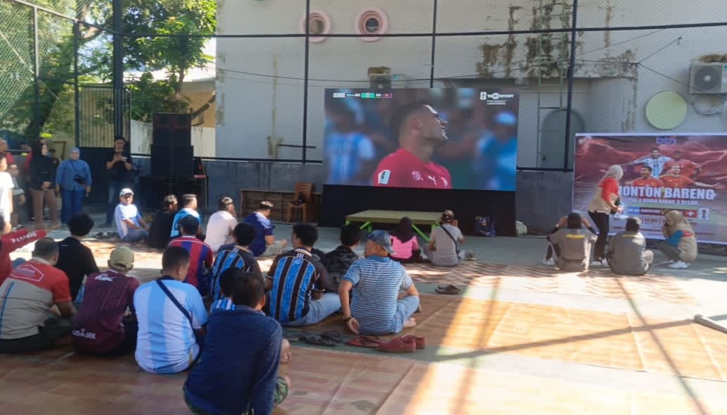 Meriah! Nobar Piala Dunia di Mannuruki Tebar Puluhan Doorprize dan Hidupkan UMKM