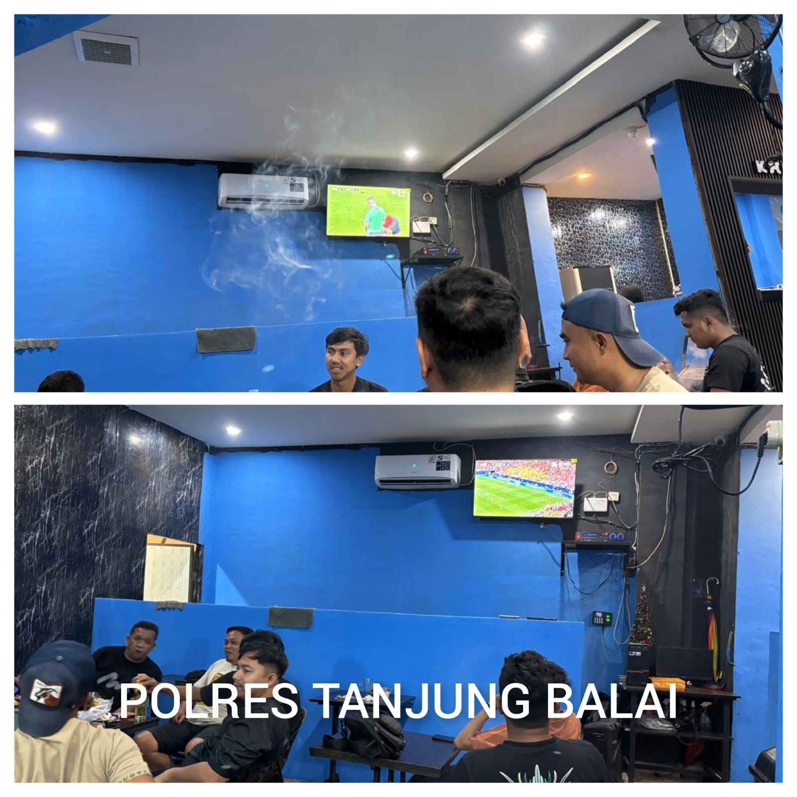 Lewat Nobar Piala Dunia 2026, Polres Tanjungbalai Ajak Warga Jaga Kamtibmas