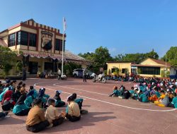 Satlantas Polres Polman Tanamkan Budaya Tertib Berlalu Lintas Sejak Dini Melalui Sosialisasi dan Safety Reading