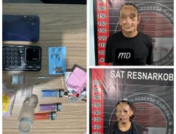 Dua Terduga Pelaku Penyalahgunaan Narkotika Diamankan, Polres Polman Sita Sabu di Wonomulyo