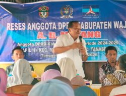 Reses AD Mayang Diserbu Ratusan Warga, Jalan Paria – Tosora Jadi Aspirasi Utama