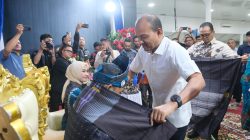 Pemko Tanjungbalai Gelar Upah-upah dan Tepung Tawar Danlanal TBA Letkol Laut (P) Sigit Ryanto
