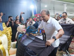 Pemko Tanjungbalai Gelar Upah-upah dan Tepung Tawar Danlanal TBA Letkol Laut (P) Sigit Ryanto