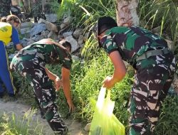 KODIM 1428/MAMASA BERSAMA FORKOPIMDA KABUPATEN MAMASA KARYA BHAKTI PEMBERSIHAN SUNGAI MAMASA
