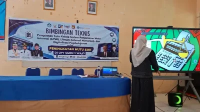 UPT SMKN 1 Wajo Gelar Bimtek SPMI, Litnum dan Digitalisasi Pembelajaran Bersama BPPMPV KPTK Gowa