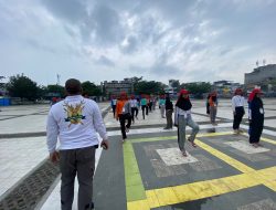 LATIHAN PASKIBRAKA KOTA TANJUNGBALAI DIPIMPIN WADANKI 3/B BRIMOB
