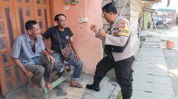 Bhabinkamtibmas Kelurahan Sejahtera Gelar Sambang dan Sampaikan Pesan Kamtibmas