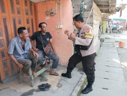 Bhabinkamtibmas Kelurahan Sejahtera Gelar Sambang dan Sampaikan Pesan Kamtibmas