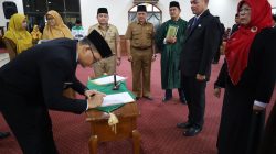 Wakil Wali Kota Tanjungbalai Lantik 15 Pejabat Administrator dan Pengawas Serta 2 Kepala Puskesmas di Lingkungan Pemko Tanjungbalai