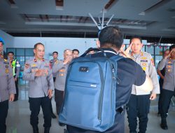 Kapolres Luwu Antar Langsung Wadirkrimum Polda Sulsel ke Bandara Bua, Wujud Penghormatan dan Soliditas Institusi