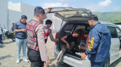 Laporan Masuk ke 110, Gerak Cepat Polres Luwu Selamatkan Terduga Pelaku Pencurian dari Amukan Massa