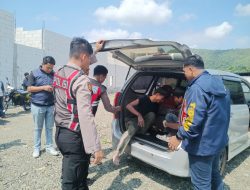 Laporan Masuk ke 110, Gerak Cepat Polres Luwu Selamatkan Terduga Pelaku Pencurian dari Amukan Massa