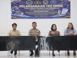 Polres Tanjung Balai dan BNN Tes Urine Puluhan Relawan SPPG YKB Tanjungbalai