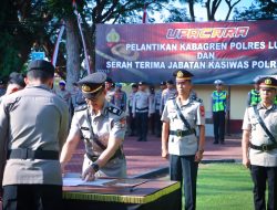 Estafet Kepemimpinan di Tubuh Polres Luwu, Kapolres Lantik Kabagren dan Serah Terima Kasiwas
