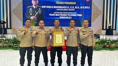 Polres Wajo Tunjukkan Kinerja Gemilang, Raih Predikat Pelayanan Prima Kategori A
