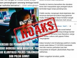 Viral Isu Bandar Narkoba dan Isu Suap 1 Miliar, Kasi Humas Tanjungbalai Tegaskan Itu Hoaks