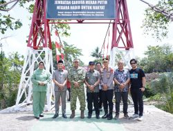 Bupati Wajo Andi Rosman Resmikan Jembatan Gantung Anabanua, Hasil Sinergi Pemerintah Pusat dan TNI