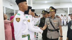 Kapolres Tanjungbalai Hadiri Pengukuhan 45 Anggota Paskibraka 2026