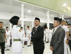 Wali Kota Mahyaruddin Kukuhkan 45 Anggota Paskibraka 2026 Tanjungbalai
