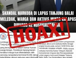 Beredar Isu Peredaran Narkoba di Lapas Tanjungbalai Asahan, Kalapas Tegaskan Hoax dan Belum Terverifikasi