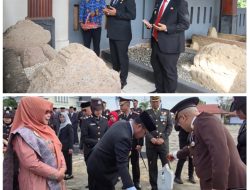 Peringati HUT ke-81 RI, Bupati Wajo Bersama Forkopimda Ziarah ke TMP Empagae dan Makam La Maddukkelleng