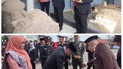 Peringati HUT ke-81 RI, Bupati Wajo Bersama Forkopimda Ziarah ke TMP Empagae dan Makam La Maddukkelleng