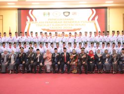 Bupati Wajo Andi Rosman Kukuhkan 70 Paskibraka 2026, Siap Kibarkan Merah Putih HUT ke-81 RI