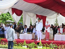 Semarak HUT-81 Kemerdekaan RI, Wali Kota dan Wakil Wali Kota Tanjungbalai Sambut Arak Arakan dan Atraksi Pawai Karnaval