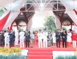 Kapolres Tanjungbalai Hadiri Upacara Penurunan Bendera HUT ke-81 RI