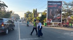 Sat Lantas Polres Polman Gelar Commander Wish Pagi, Antisipasi Laka dan Pelanggaran Lalu Lintas