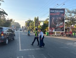 Sat Lantas Polres Polman Gelar Commander Wish Pagi, Antisipasi Laka dan Pelanggaran Lalu Lintas