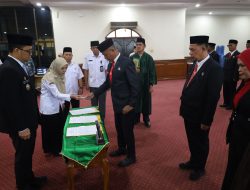 Wakil Wali Kota Tanjungbalai Fadly Abdina Lantik Gando Tuah Jadi Kepala Kesbangpol