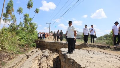 Bupati Wajo Turun Langsung Tinjau Longsor di Watampanua: Keselamatan Warga Prioritas Utama