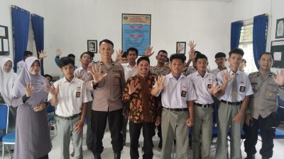 Cegah Kenakalan Remaja, Polres Tanjungbalai Gelar Police Go To School di SMKN 5 Tanjungbalai