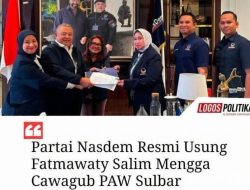 DPP PARTAI NASDEM RESMI USUNG Hj.FATMAWATI SALIM MENGGA CAWAGUB PAW SULBAR