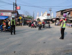 Ciptakan Rasa Aman, Satlantas Polres Tanjungbalai Rutin Gelar Patroli Sore
