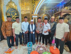 Maulid Nabi di Masjid Jami Nurul Iman Barangmamase Dihadiri Kapolsek Sajoanging