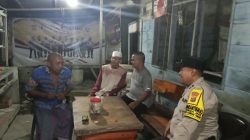 Perkuat Keamanan Lingkungan, Personel Polsek Datuk Bandar Sambangi Pos Satkamling