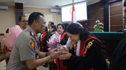 Kapolres Tanjungbalai Hadiri Pelantikan dan Pengambilan Sumpah Jabatan Ketua PN Tanjungbalai yang Baru