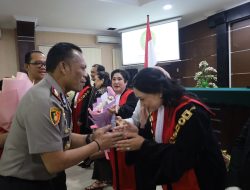 Kapolres Tanjungbalai Hadiri Pelantikan dan Pengambilan Sumpah Jabatan Ketua PN Tanjungbalai yang Baru