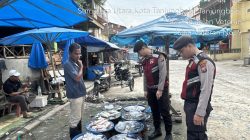 Sat Samapta Patroli Objek Vital dan Pusat Keramaian, Polres Tanjung Balai Pastikan Kota Aman Kondusif