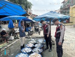 Sat Samapta Patroli Objek Vital dan Pusat Keramaian, Polres Tanjung Balai Pastikan Kota Aman Kondusif