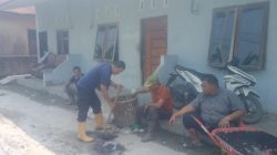 Lurah Pasar Baru Budi Tanoto Pimpin Gotong Royong di Hari Libur, Warga Apresiasi Keseriusan Pemimpin Kecamatan Sei Tualang Raso