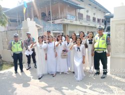 Pastikan Ibadah Minggu Aman, Polres Tanjungbalai Lakukan Pengamanan Ketat Gereja