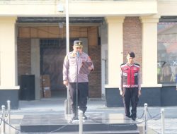 Wakapolres Tanjungbalai Pimpin Apel Pagi, Ingatkan Anggota Jaga Lingkungan