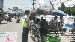 SAT LANTAS POLRES TANJUNGBALAI AMANKAN ARUS LALU LINTAS SAAT JAM PULANG SEKOLAH