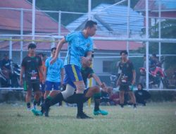 Kapolres Luwu Tunjukkan Kedekatan dengan Warga, Turun Langsung di Laga Bhayangkara FC vs Saluparemang Sela