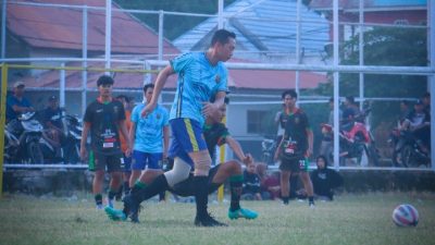 Kapolres Luwu Tunjukkan Kedekatan dengan Warga, Turun Langsung di Laga Bhayangkara FC vs Saluparemang Sela