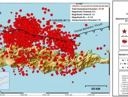 BMKG Pantau 2.119 Gempa Susulan di Flores, Masyarakat Diminta Waspada Bangunan Rusak