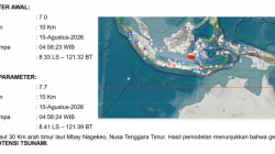 Gempa M 7,7 Guncang Flores, BMKG Keluarkan Peringatan Dini Tsunami